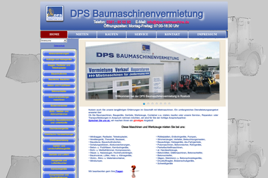dps-mietmaschine.de - Baumaschinenverleih Rostock