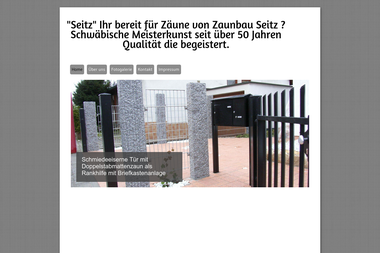 zaunbau-seitz.de - Zaunhersteller Steinheim An Der Murr