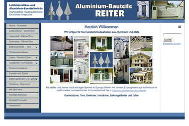 aluminium-reiter.de - Zaunhersteller München