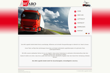 aro-logistik.com - Internationale Spedition Düsseldorf
