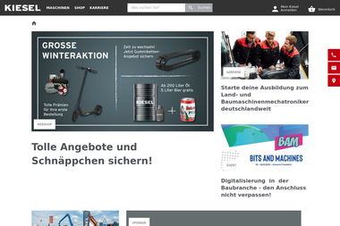 kiesel.net - Baumaschinenverleih Karlsruhe