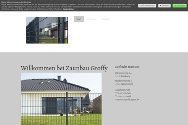 zaunbau-groffy.de - Zaunhersteller Duisburg
