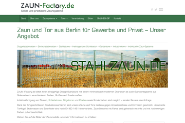 zaun-factory.de - Zaunhersteller Berlin