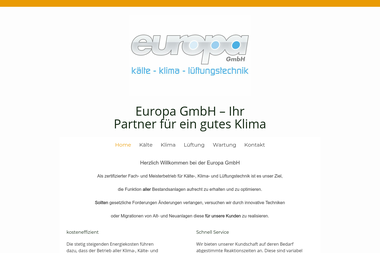 europa-kaeltetechnik.de - Klimaanlagenbauer Essen