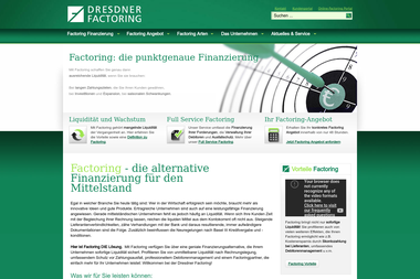 dresdner-factoring.de - Finanzdienstleister Dresden