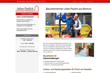 paulich-bau.de - Hochbauunternehmen Bochum